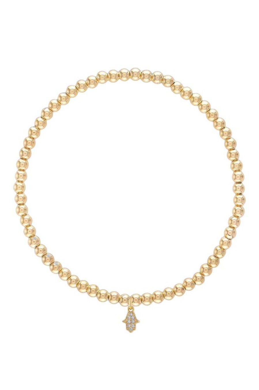 Jewelry ALEXA LEIGH | Alexa Leigh Good Fortune Bracelet In Yellow Gold