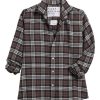 Tops Frank & Eileen | Frank & Eileen Barry Tailored Button Up Shirt In Black, Brown, White Plaid