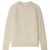 Sweaters WHITE & WARREN | White & Warren Cashmere Luxe Cable Sweater In Natural Heather