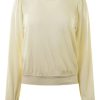 Tops SUNDRY | Sundry Long Sleeve Puff Sleeve Top In Cream