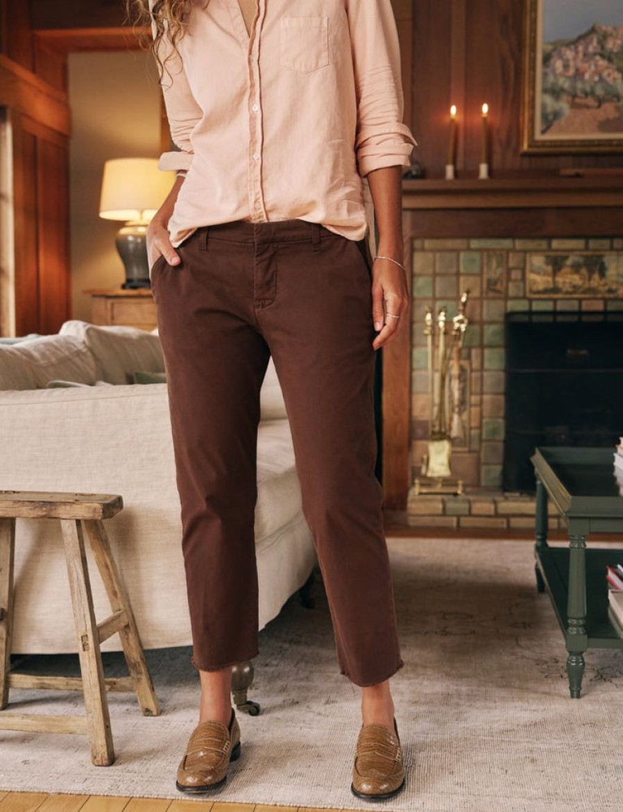 Pants, Shorts, & Skirts Frank & Eileen | Frank & Eileen Wicklow Italian Chino In Chocolate