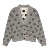 Sweaters The Great | The Great Slouch Cardigan In Licorice Polka Dot