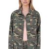 Blazers & Outerwear SUNDRY | Sundry Camo Cropped Button Down Jacket In Hazel