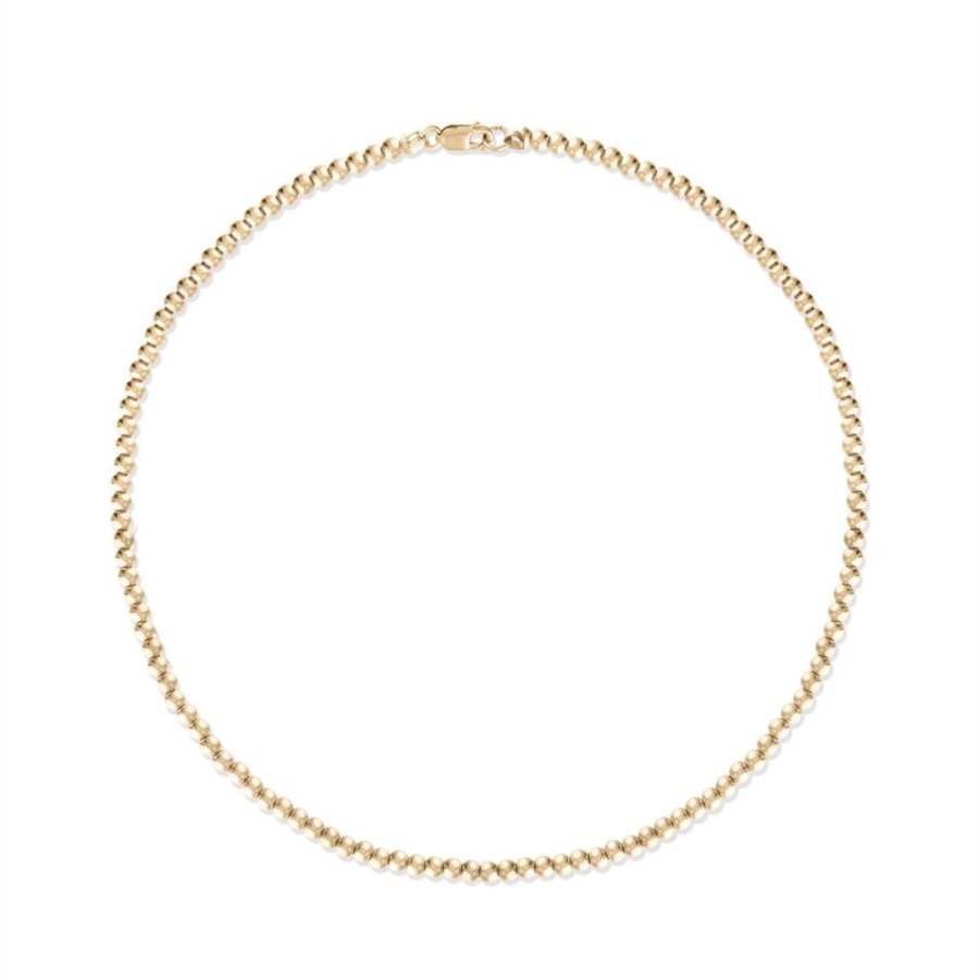 Jewelry ALEXA LEIGH FINE JEWELRY | Alexa Leigh 3Mm Gold Ball Necklace