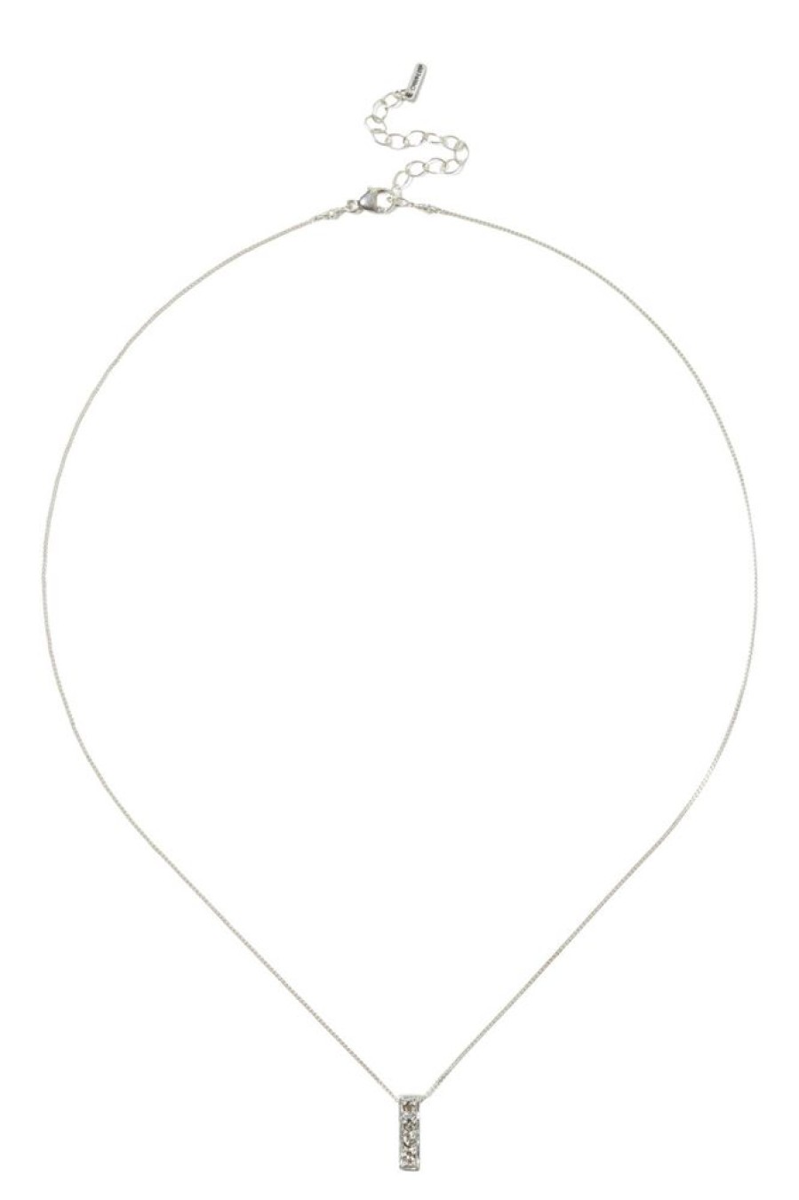 Jewelry CHAN LUU INC. | Chan Luu Bar Diamond Necklace In Silver