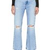 Denim Frame Denim | Frame Denim Le High 'N' Tight Crop Mini Boot In Rossum 2 Year Rips