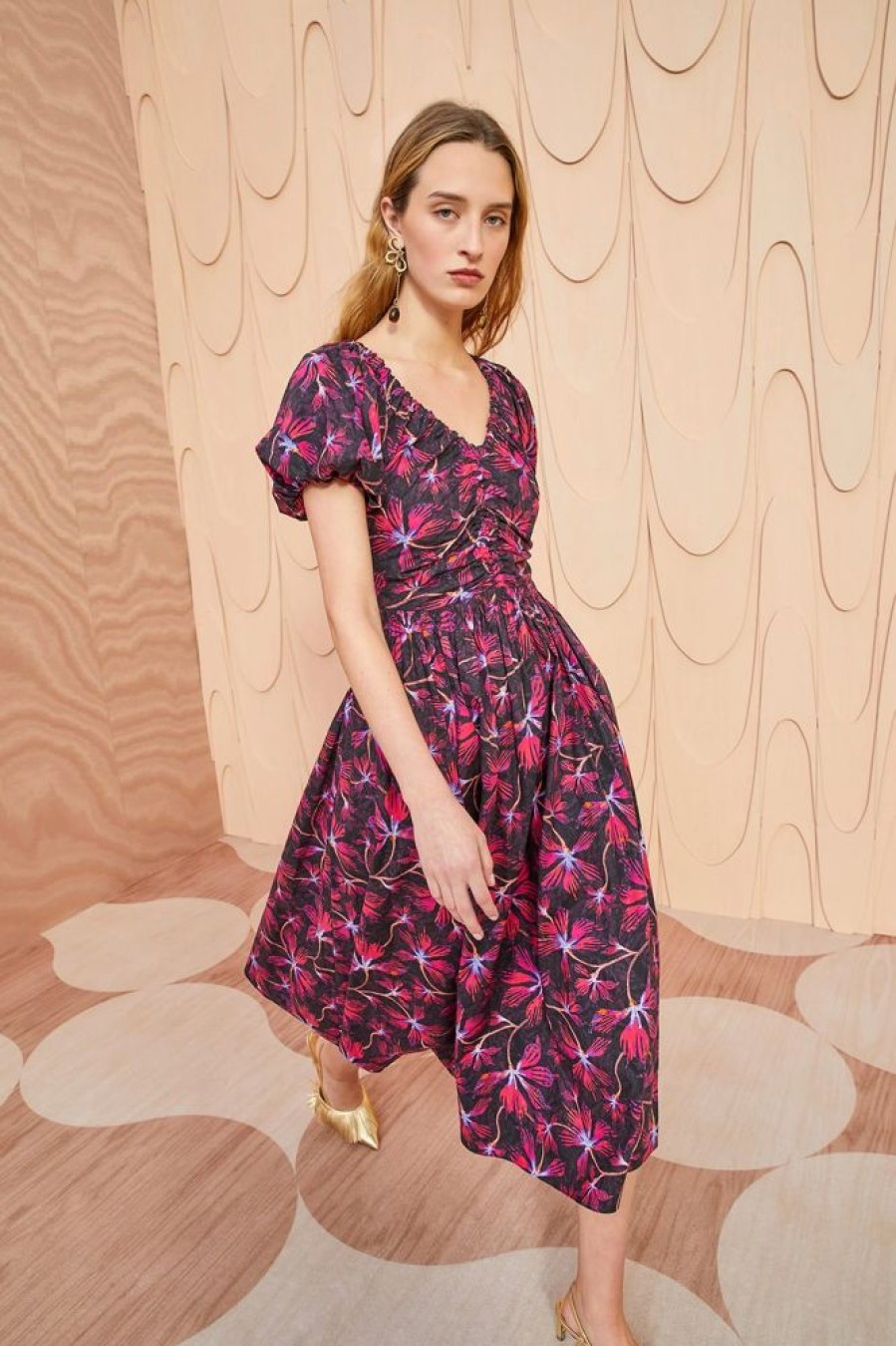 Dresses & Jumpsuits Ulla Johnson | Ulla Johnson Cecile Dress In Zinnia