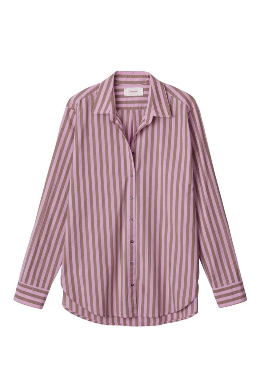 Tops Xirena | Xirena Beau Shirt In Fig Stripe