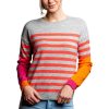 Sweaters Collaboration | Collaboration Alison Sweater In Blood Orange Stripe