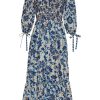 Dresses & Jumpsuits Cara Cara | Cara Cara Jazzy Dress In Azure Alexandria Floral