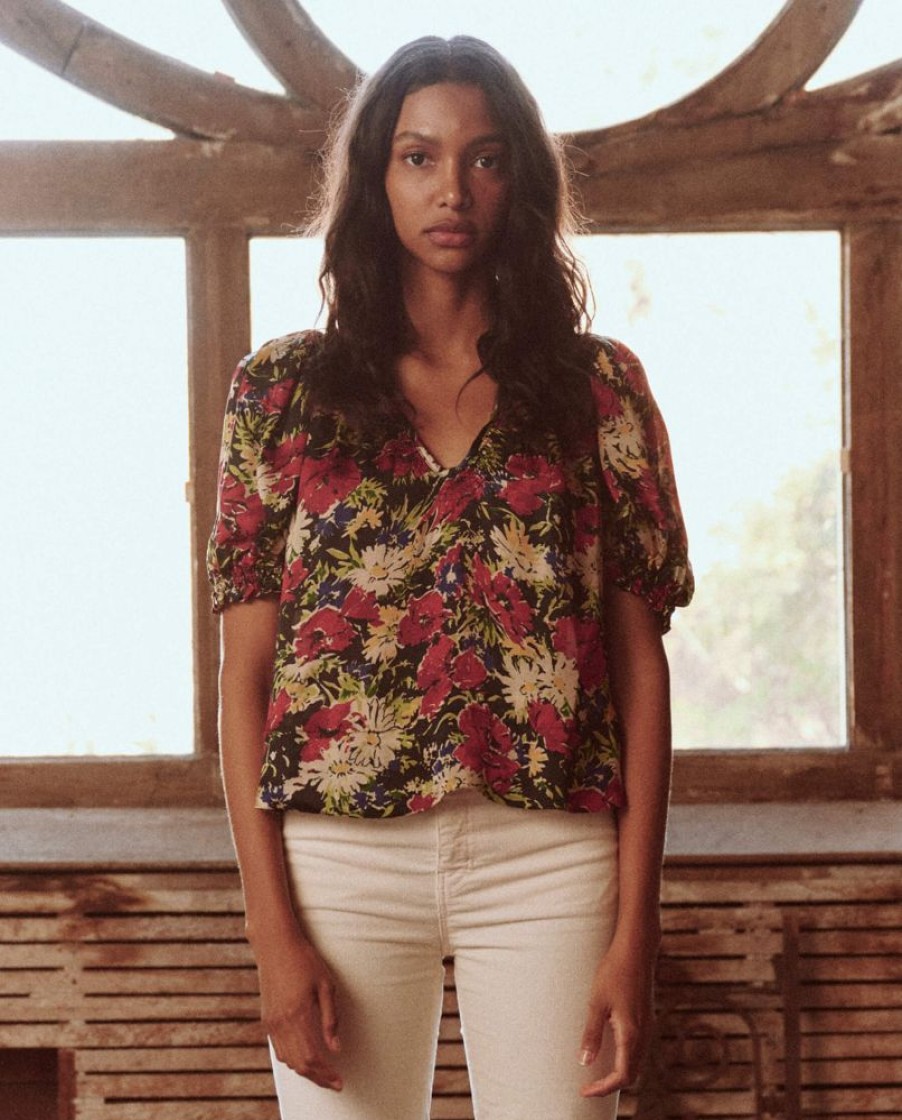 Tops The Great | The Great Ponder Top In Hidden Garden Floral