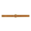 Accessories Frame Denim | Frame Denim Circle Belt In Tan Suede