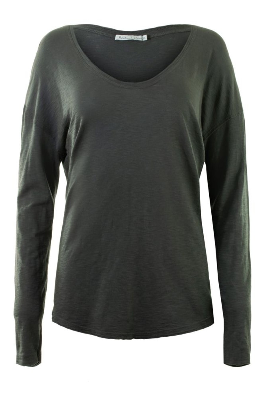 Tops MICHAEL STARS | Michael Stars Racine V-Neck Tshirt Oxide