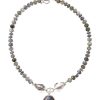 Jewelry CHAN LUU INC. | Chan Luu Sardinia Pendant Necklace In Silver Labradorite Mix