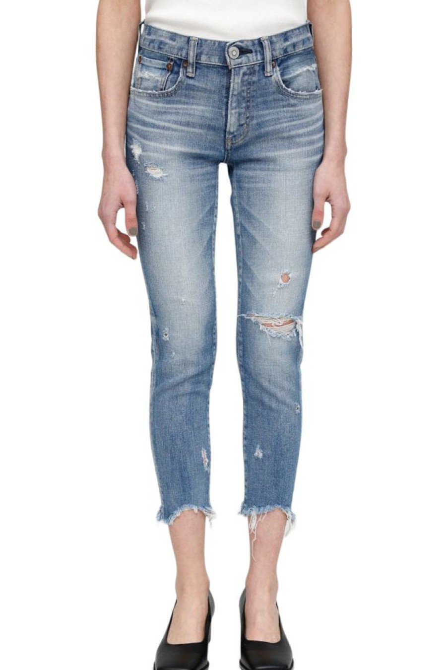 Denim Moussy Denim | Moussy Denim Glendele Skinny In Light Blue