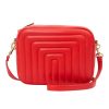 Accessories CLARE V. | Clare V. Midi Sac In Rouge Channel Quilted