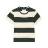 Tops The Great | The Great The Little Tee In Dark Cypress Stripe