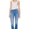 Denim Mother Denim | Mother Denim Insider Ankle Fray Jeans In Eager Beaver