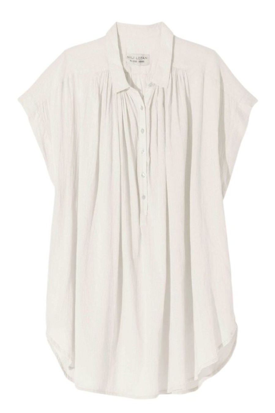 Tops NILI LOTAN | Nili Lotan Normandy Blouse In Ivory