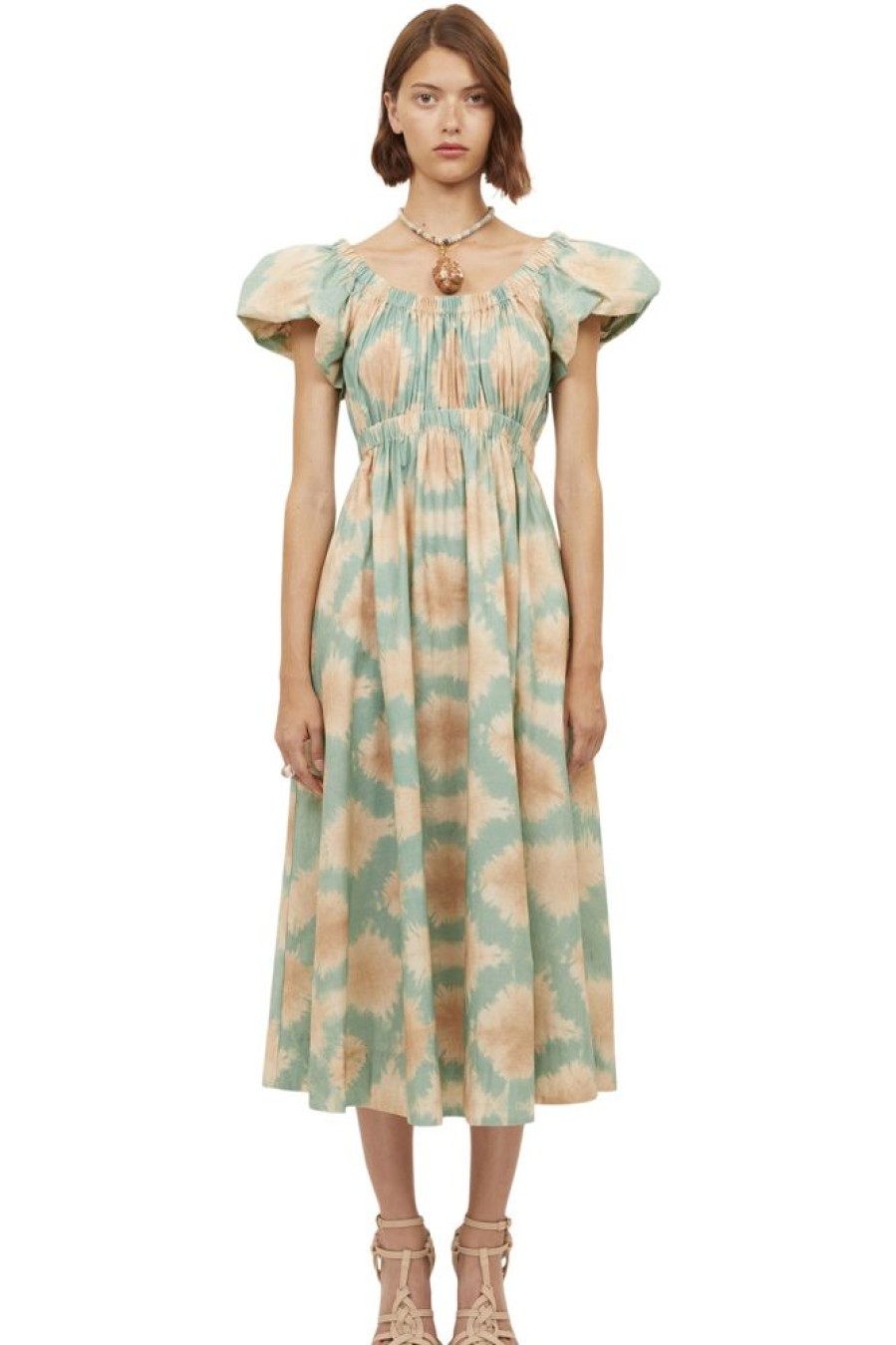 Dresses & Jumpsuits Ulla Johnson | Ulla Johnson Nanette Dress In Calcite