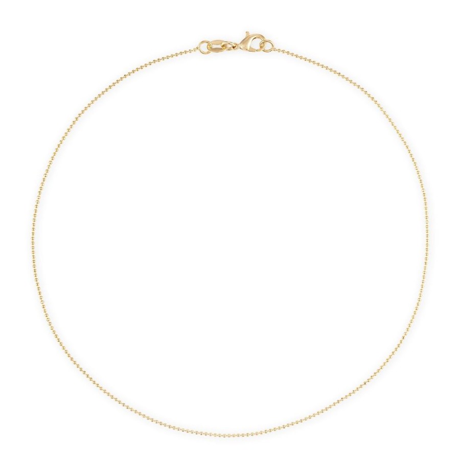 Jewelry ALEXA LEIGH FINE JEWELRY | Alexa Leigh 1.5Mm Gold Ball Chain Necklace Yellow Gold