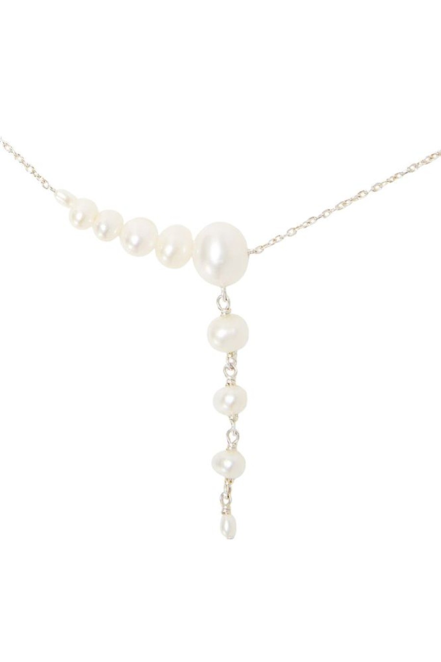 Jewelry CHAN LUU INC. | Chan Luu Graduated Necklace White Pearl