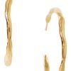 Jewelry CHAN LUU INC. | Chan Luu Wave Hoop Earrings In Yellow Gold