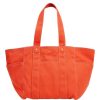 Accessories CLARE V. | Clare V. Le Box Tote In Poppy Canvas