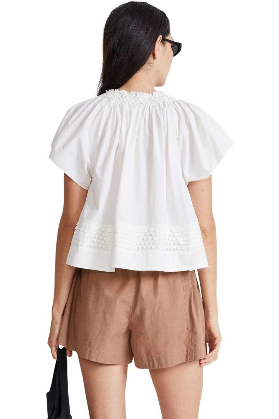 Tops Apiece Apart | Apiece Apart Deia Top In Cream