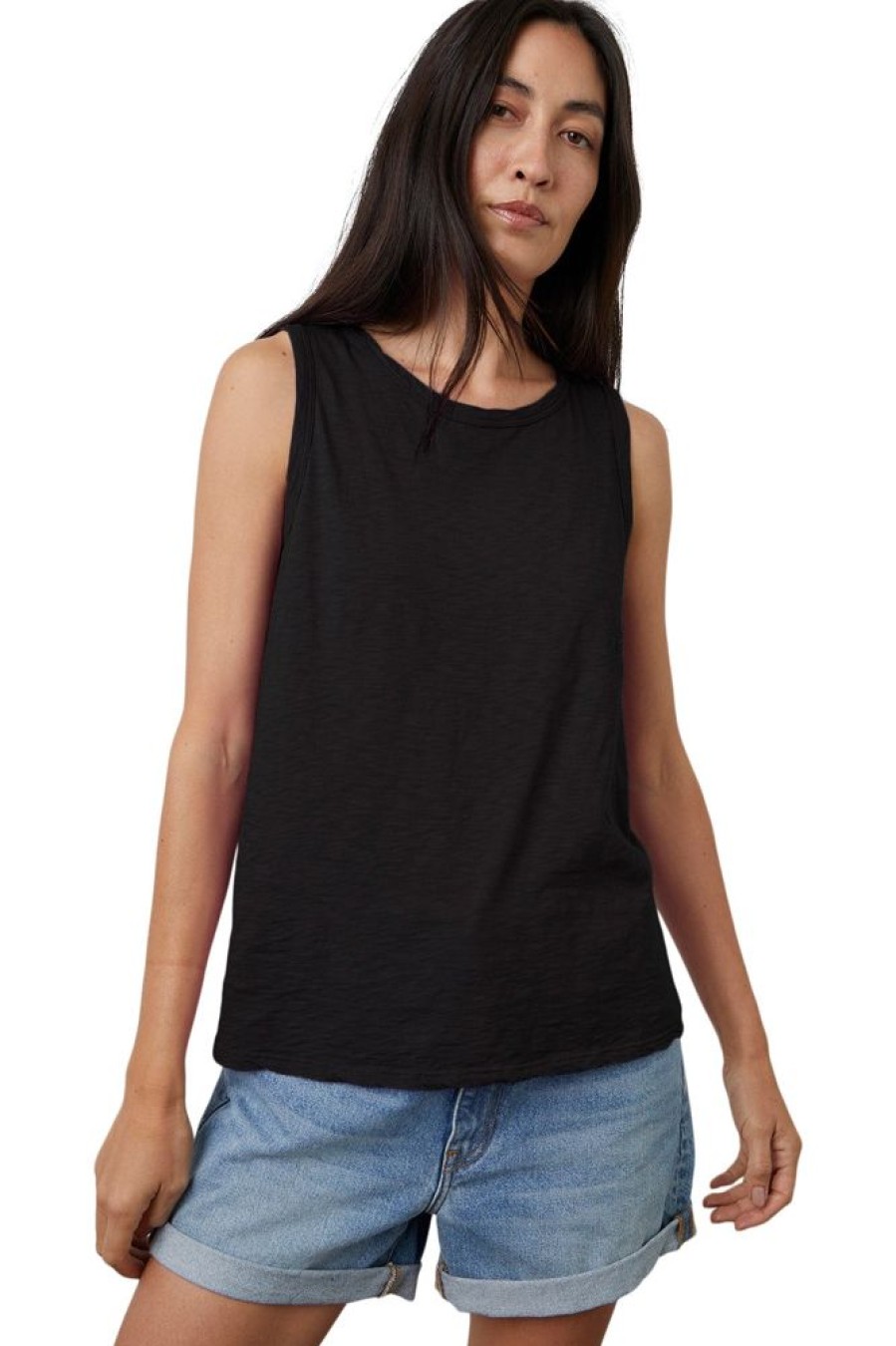 Tops VELVET | Velvet Taurus Sleeveless Muscle Tank