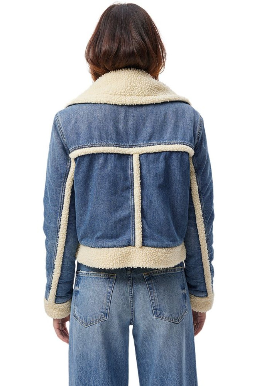 Blazers & Outerwear Amo Denim | Amo Denim Betty Shearling Jacket In Idolize