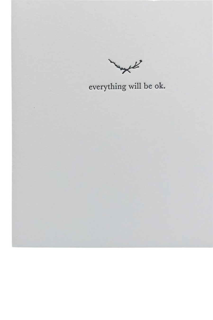 Paper Goods HOMART | Homart Everything Will Be Ok Greeting Card