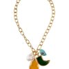 Jewelry CHAN LUU INC. | Chan Luu Florence Charm Necklace In Yellow Mix