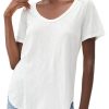 Tops MICHAEL STARS | Michael Stars Lily Supima Cotton Scoop Neck Tee