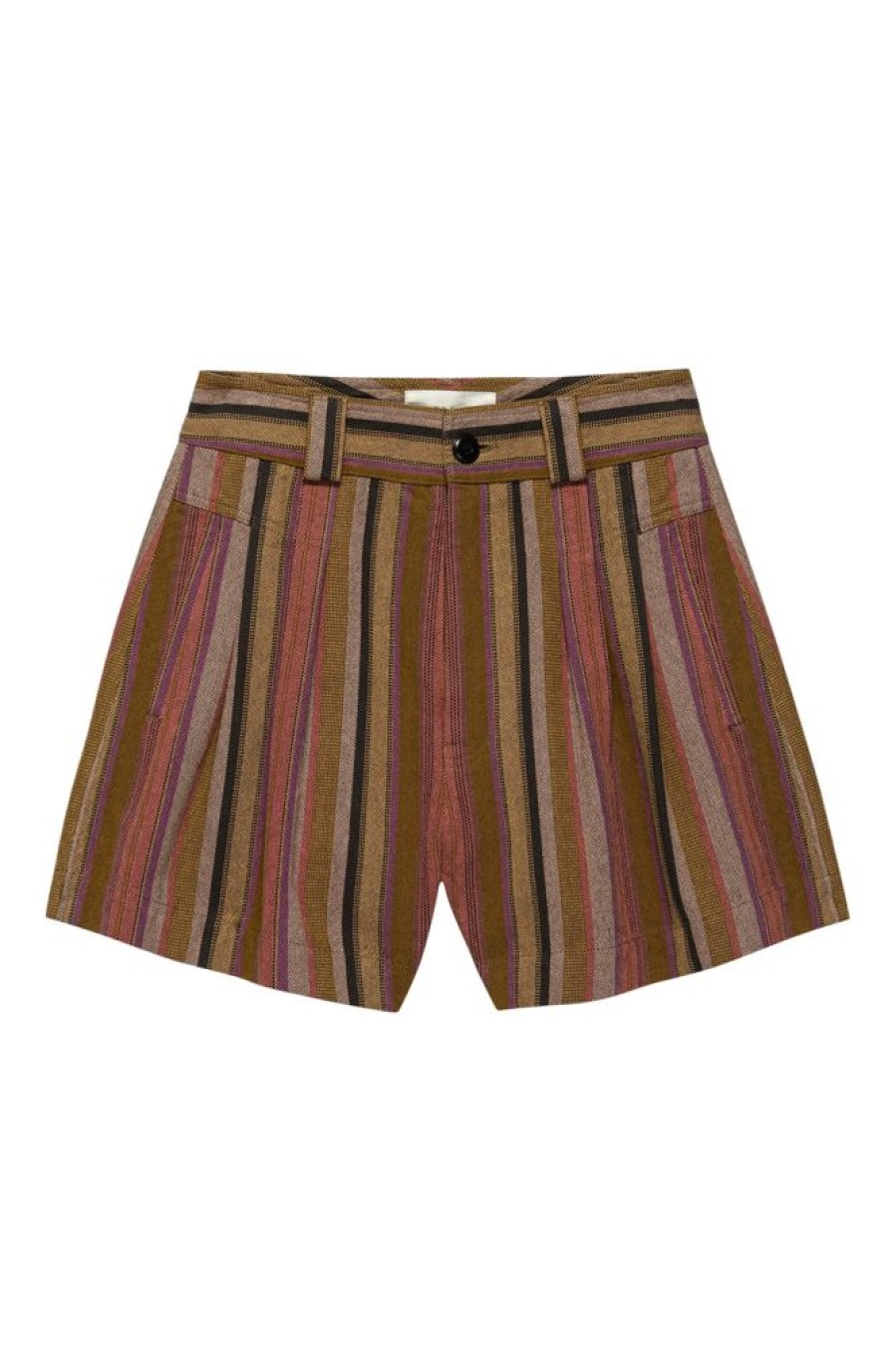 Pants, Shorts, & Skirts The Great | The Great Trouser Short In Bolero Stripe