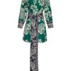 Dresses & Jumpsuits Cara Cara | Cara Cara Leighton Dress In Flora Stamp Green