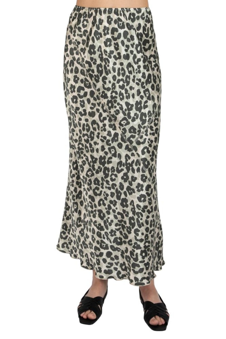 Pants, Shorts, & Skirts ATM AnthonyThomas Melillo | Atm Silk Charmeuse Skirt In Leopard Print