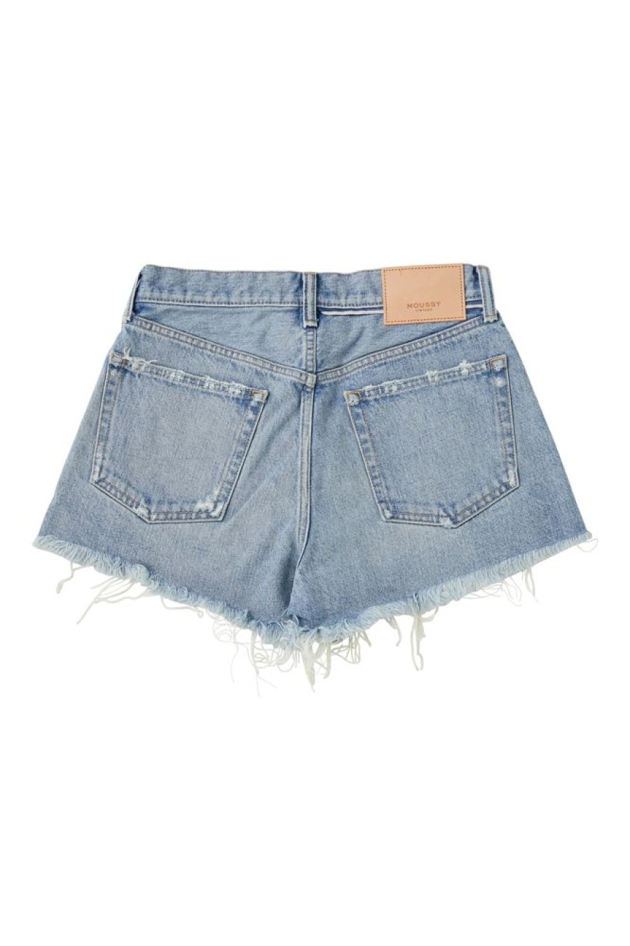 Denim Moussy Denim | Moussy Newfane Shorts In Light Blue