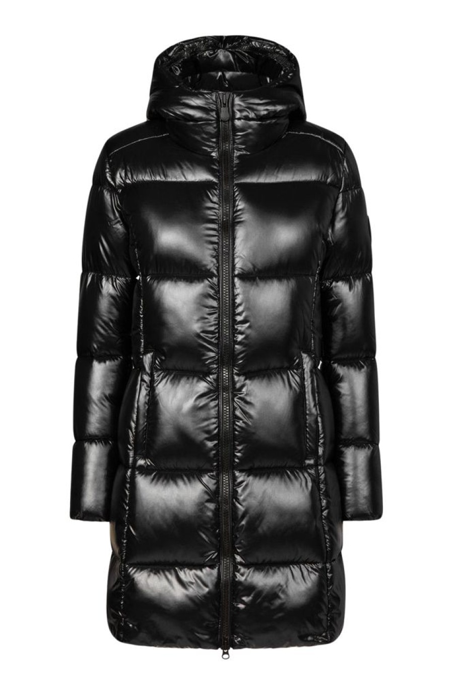 Blazers & Outerwear Save The Duck | Save The Duck Ines Hooded Puffer Coat In Black