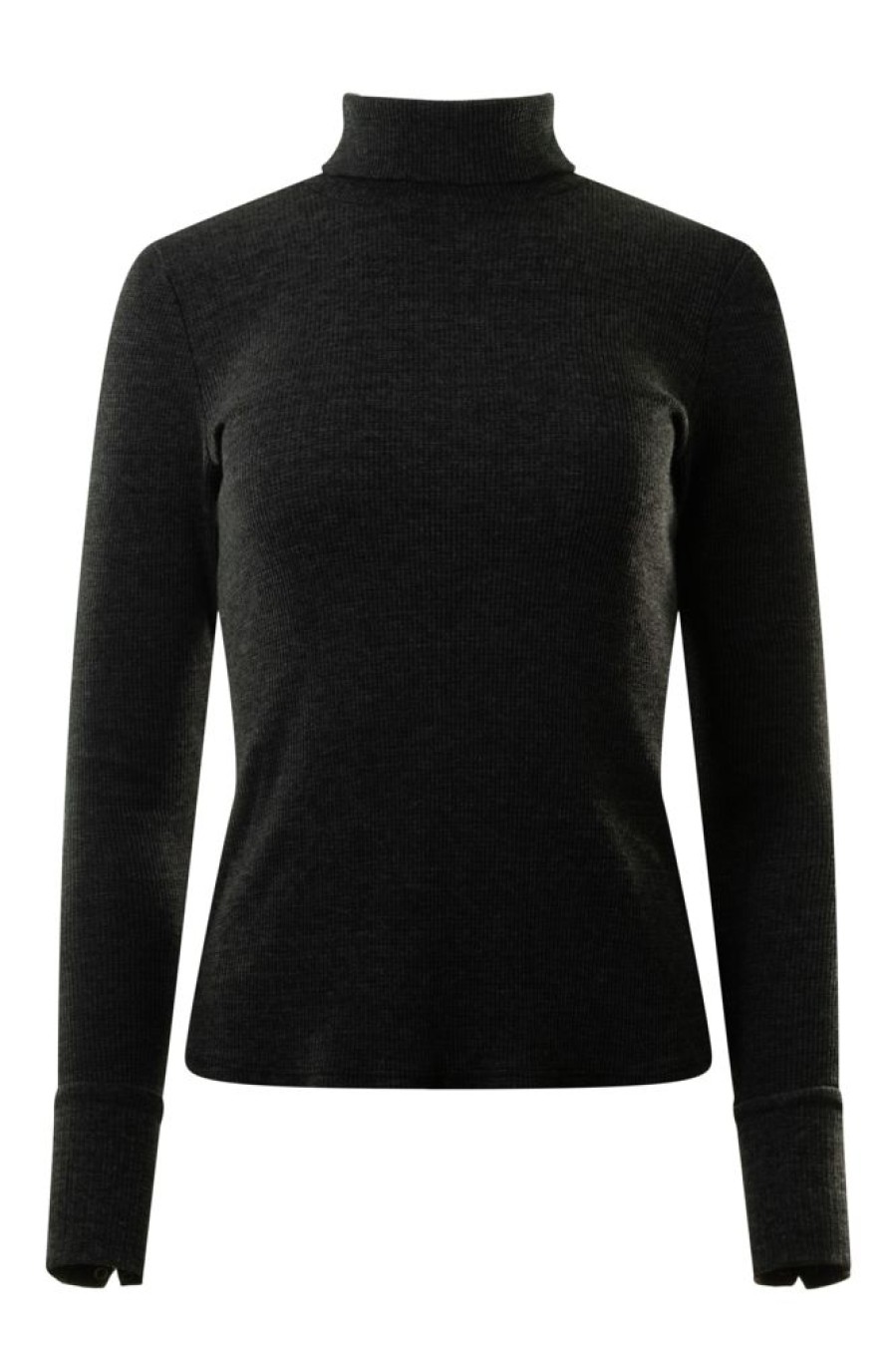 Tops MICHAEL STARS | Michael Stars Mara Turtleneck In Charcoal