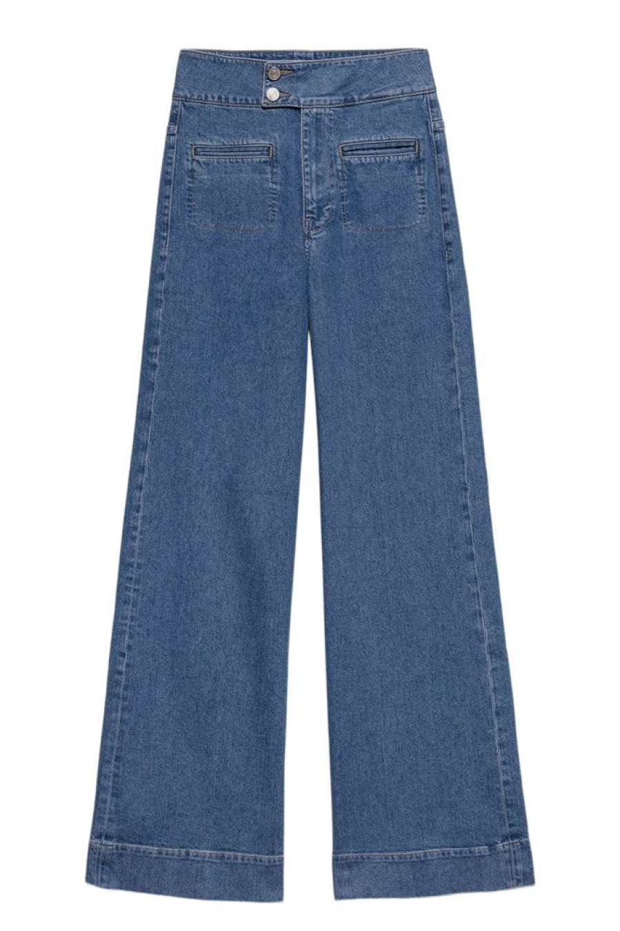 Denim Frame Denim | Frame Denim Le Hardy Wide Leg In Deepwater