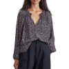 Tops Apiece Apart | Apiece Apart Esparta Top In Night Garden Black