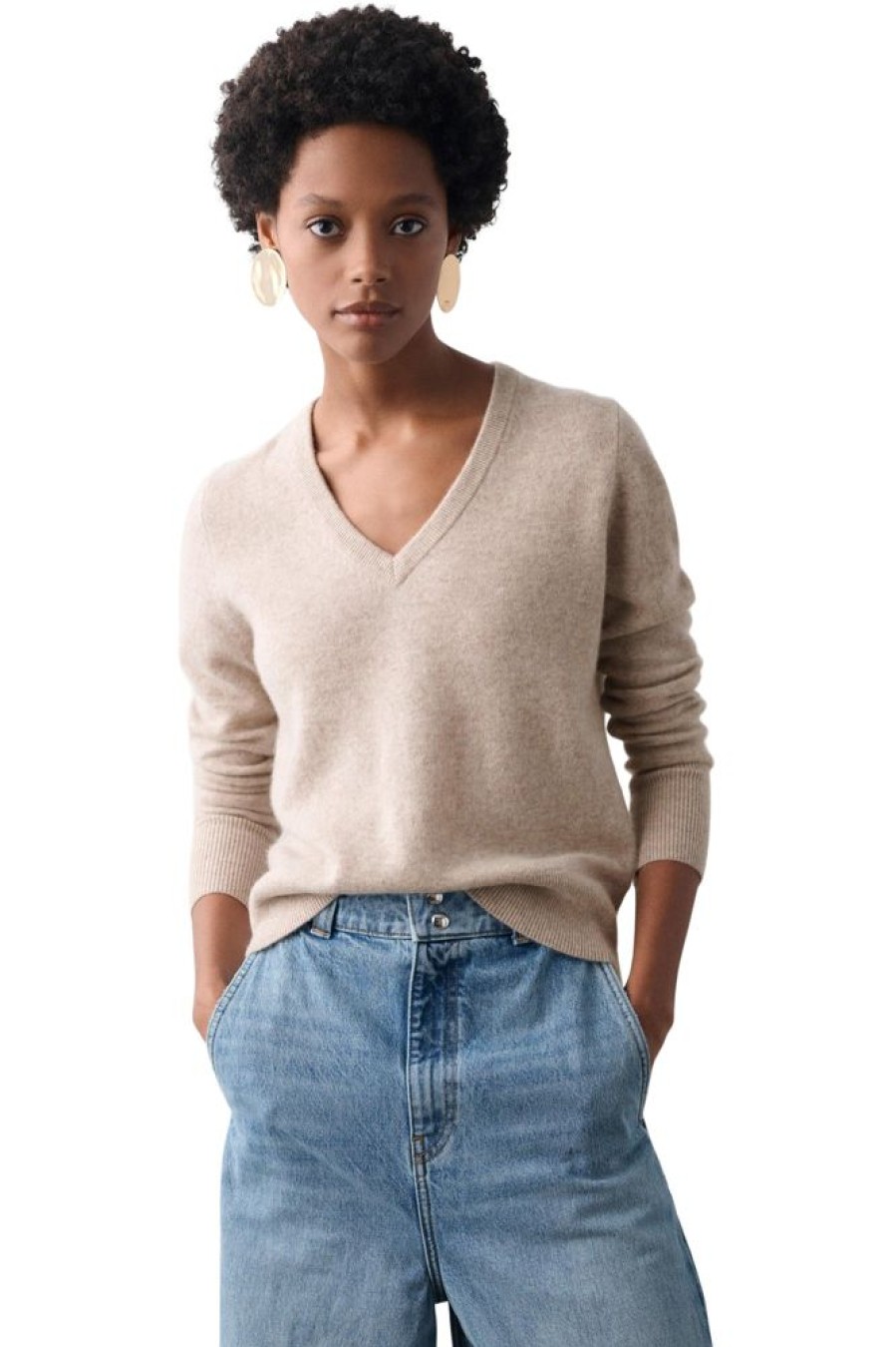 Sweaters WHITE & WARREN | White & Warren Cashmere V-Neck Sweater