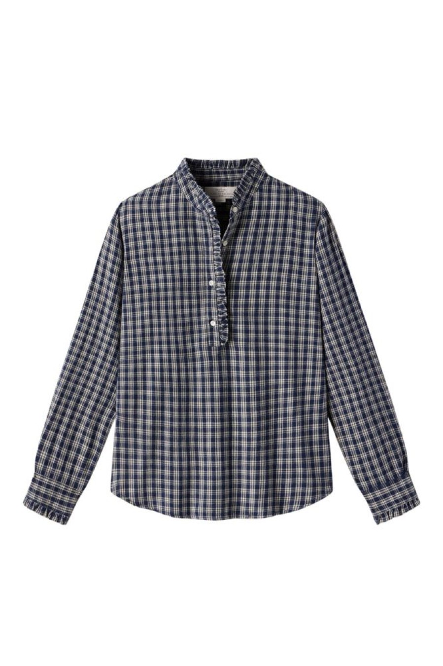 Tops Trovata Birds of Paradis | Trovata Birds Of Paradis Breezy Blouse In Armada Plaid