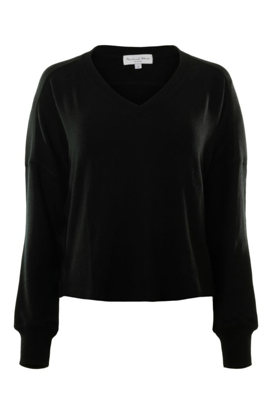 Tops MICHAEL STARS | Michael Stars Vic Relaxed V-Neck Pullover In Black