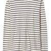 Tops NILI LOTAN | Nili Lotan Susana Long Sleeve Tee In Navy/Ivory Stripe