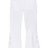 Denim Frame Denim | Frame Denim Le Crop Flare Mini Slitsin In Blanc