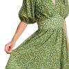 Dresses & Jumpsuits Trovata | Trovata Birds Of Paradis Gia Dress In Green Ivy