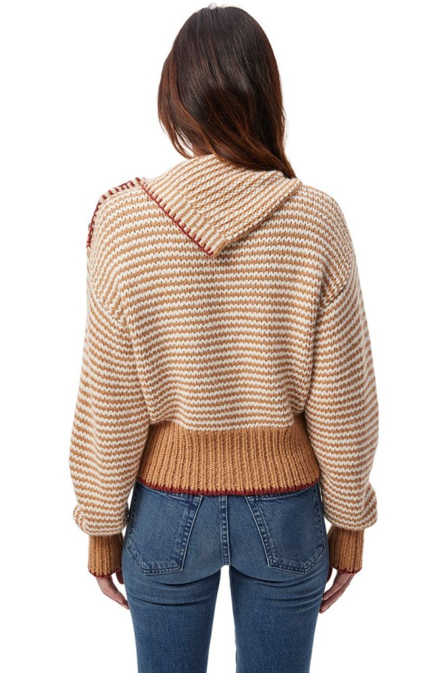 Sweaters Amo Denim | Amo Denim Stefania Sweater In Brown Sugar