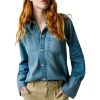 Tops Amo Denim | Amo Denim Dtla Shirt In Silver Springs